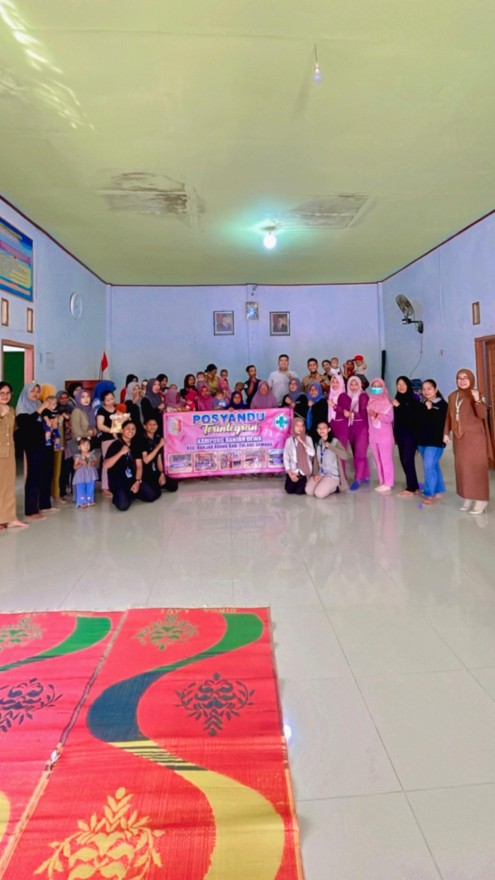 Posyandu Terintegrasi Pertama Kampung Banjar Dewa Di awal Tahun 2025